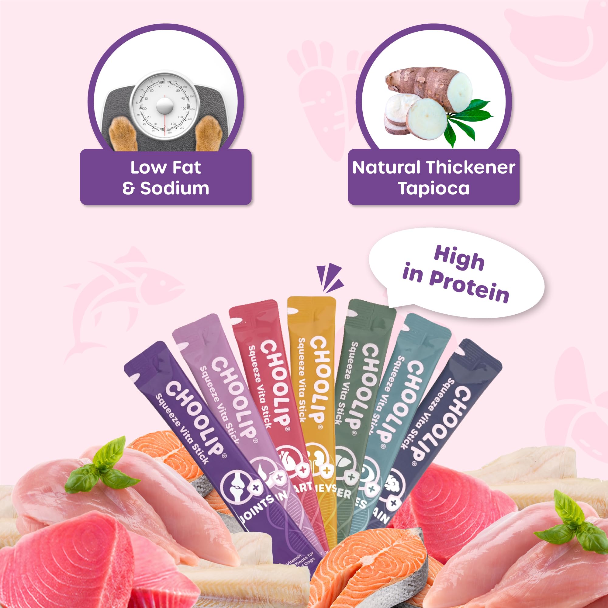 Choolip Squeeze Vita Stick lick-mat feeding moment