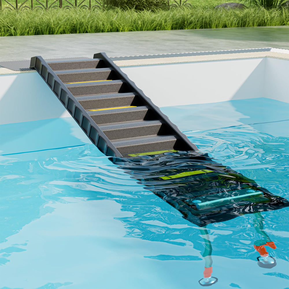 ChooseU reinforced plastic ramp designed to support up to 200 lbs