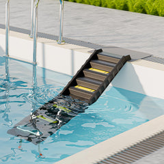 ChooseU pool ramp steps with non-slip surface for safe climbing