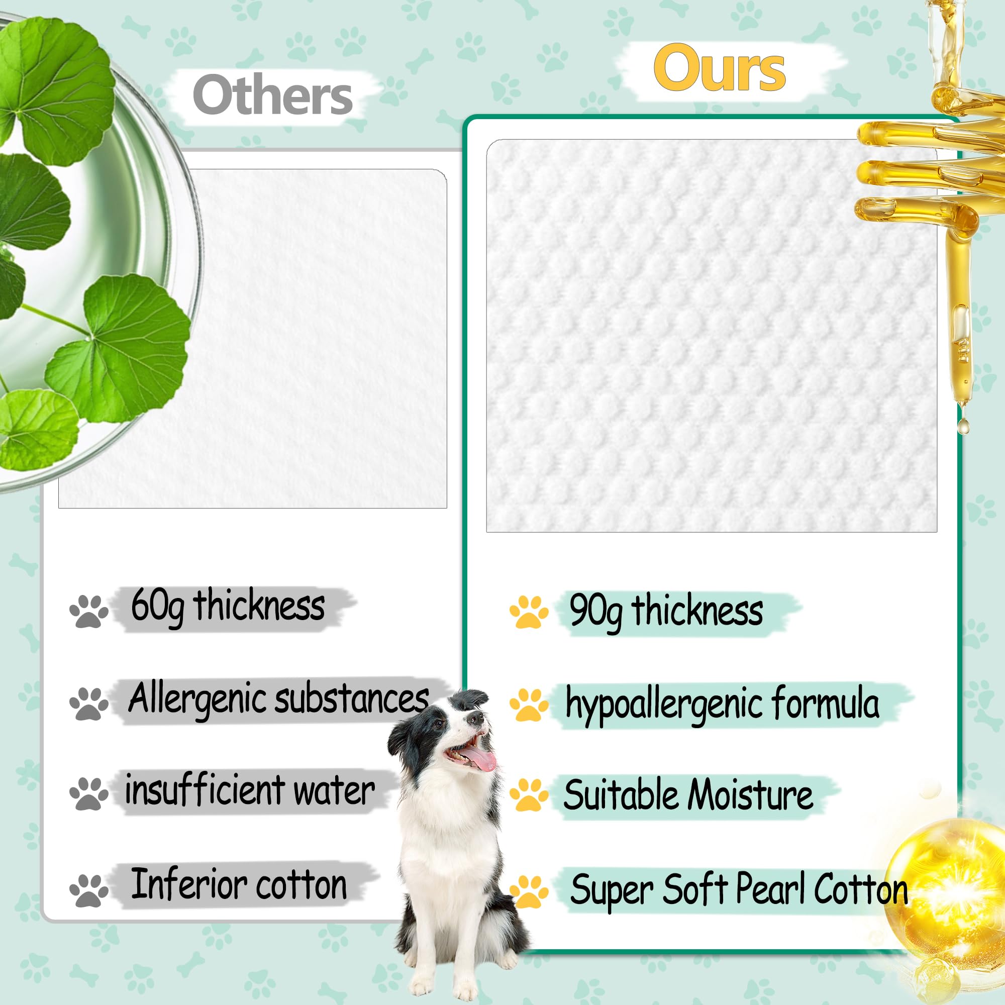 CHPPEY hypoallergenic ingredients with coconut oil and aloe for gentle care
