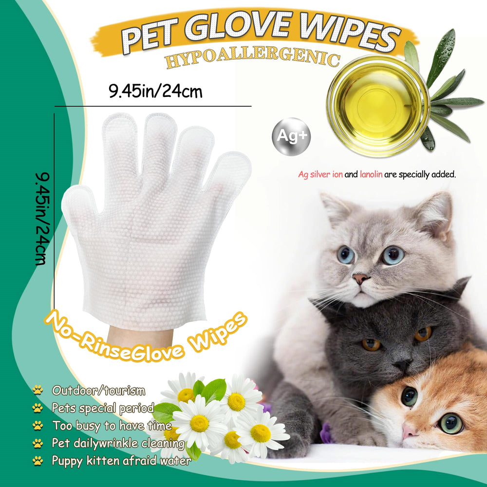 CHPPEY pet coat nourished by extra-thick wipes for moisturized shine