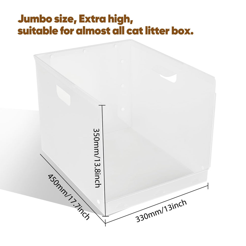CHQZYX seamless bottom design preventing leaks and litter escape