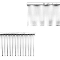 Close-up of Chris Christensen 504 Butter Comb teeth for precise knot removal