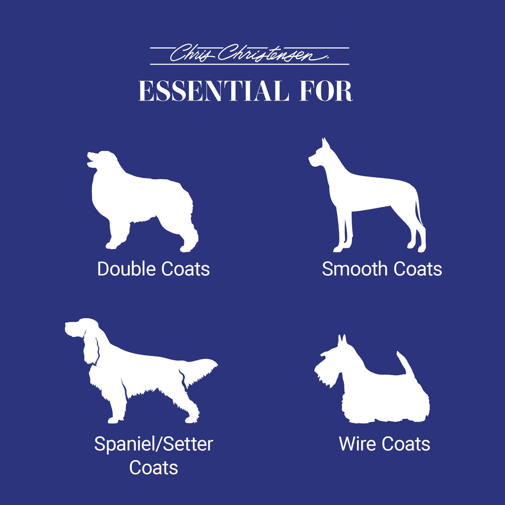 Ideal for double coated breeds like setters and spaniels