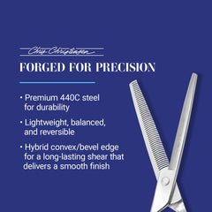 Chris Christensen Classic thinning shear hybrid edge for smooth final finish
