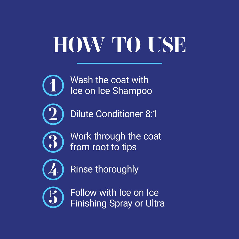 Chris Christensen Ice on Ice fragrance lingers, keeping the coat smelling fresh.
