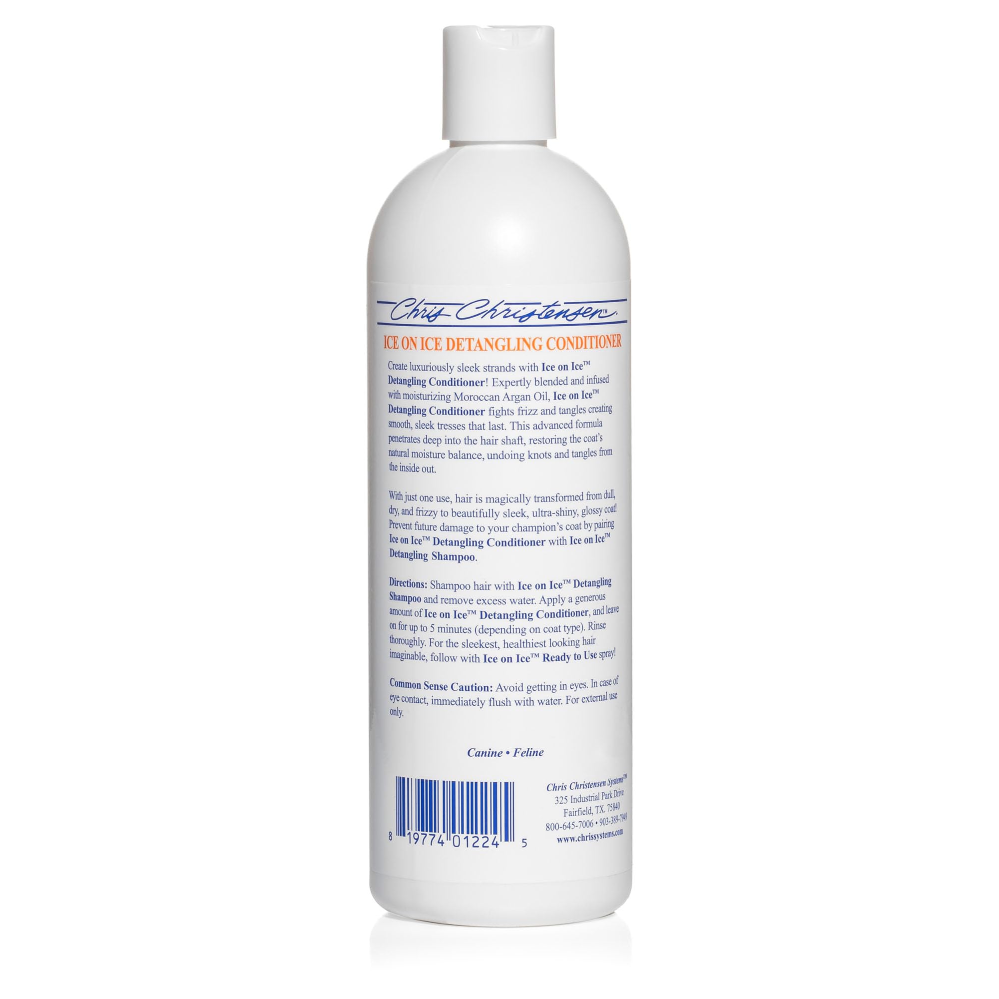 Chris Christensen Ice on Ice made in USA reflects quality grooming products.
