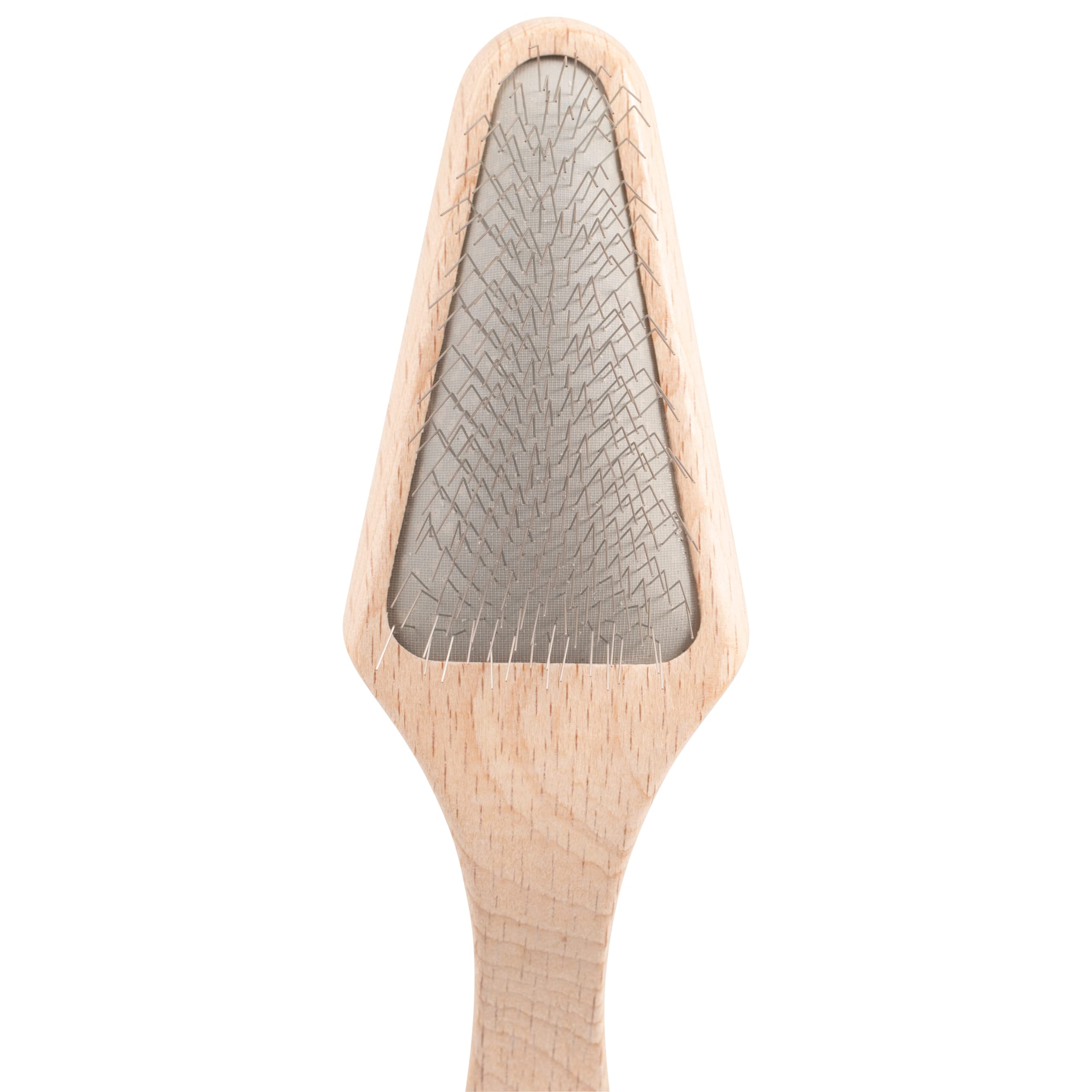 Chris Christensen Mark V slicker gliding through a delicate coat for smooth grooming