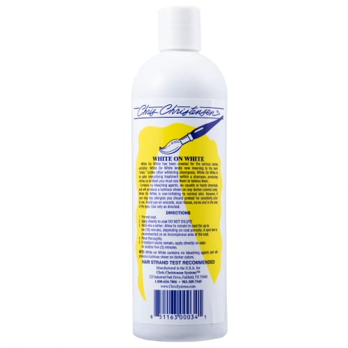Chris Christensen White on White shampoo professional-size-1gal, salon-grade results.