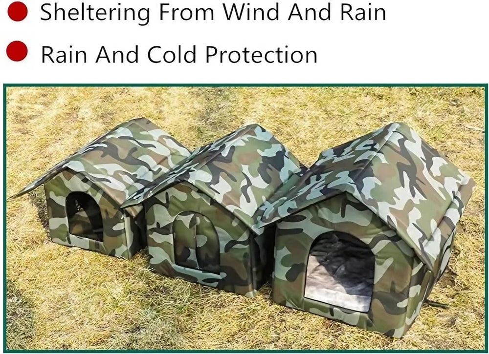 CHRIS GOOD Feral Cat House spacious interior for comfortable lounging
