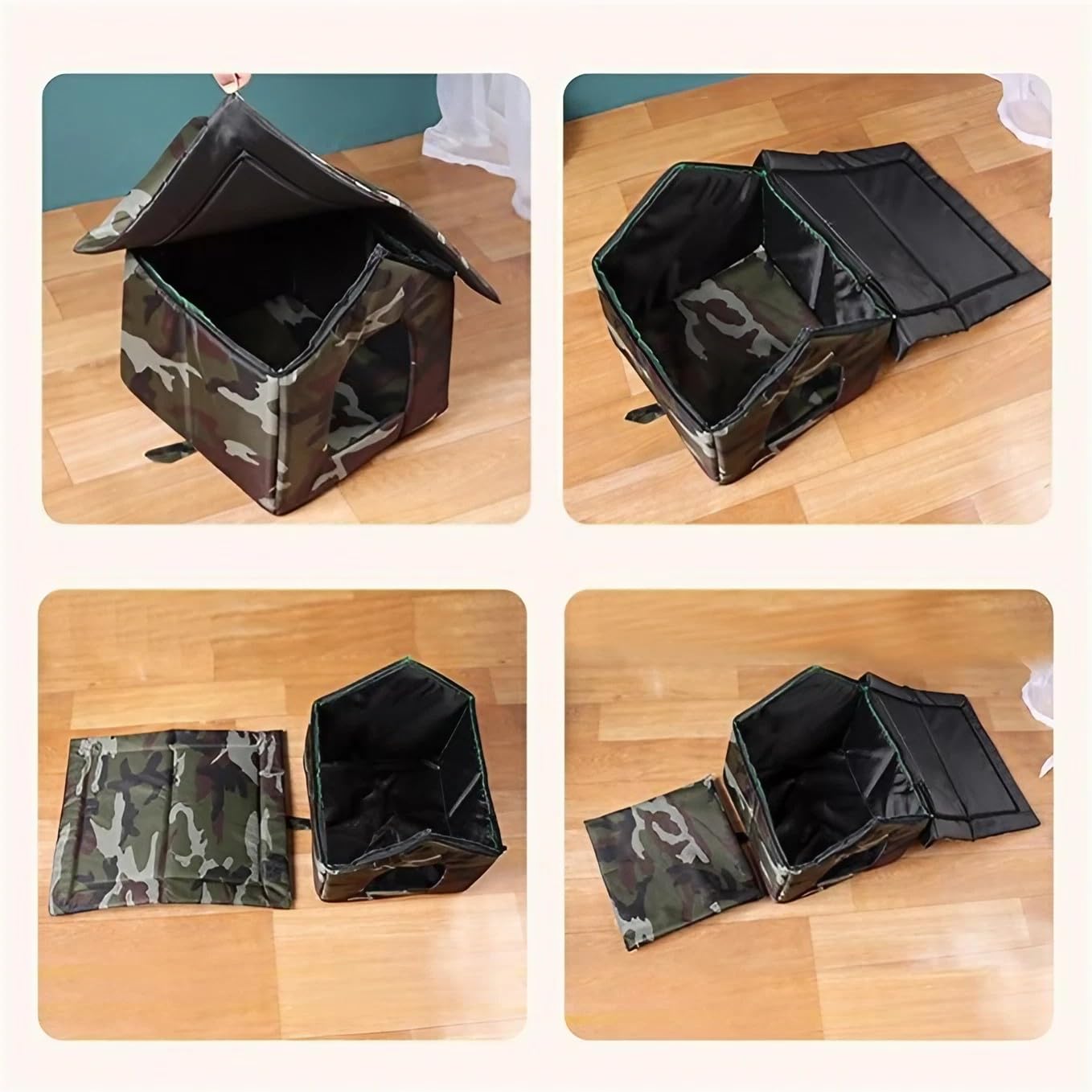 CHRIS GOOD Feral Cat House outdoor setup for garden or patio