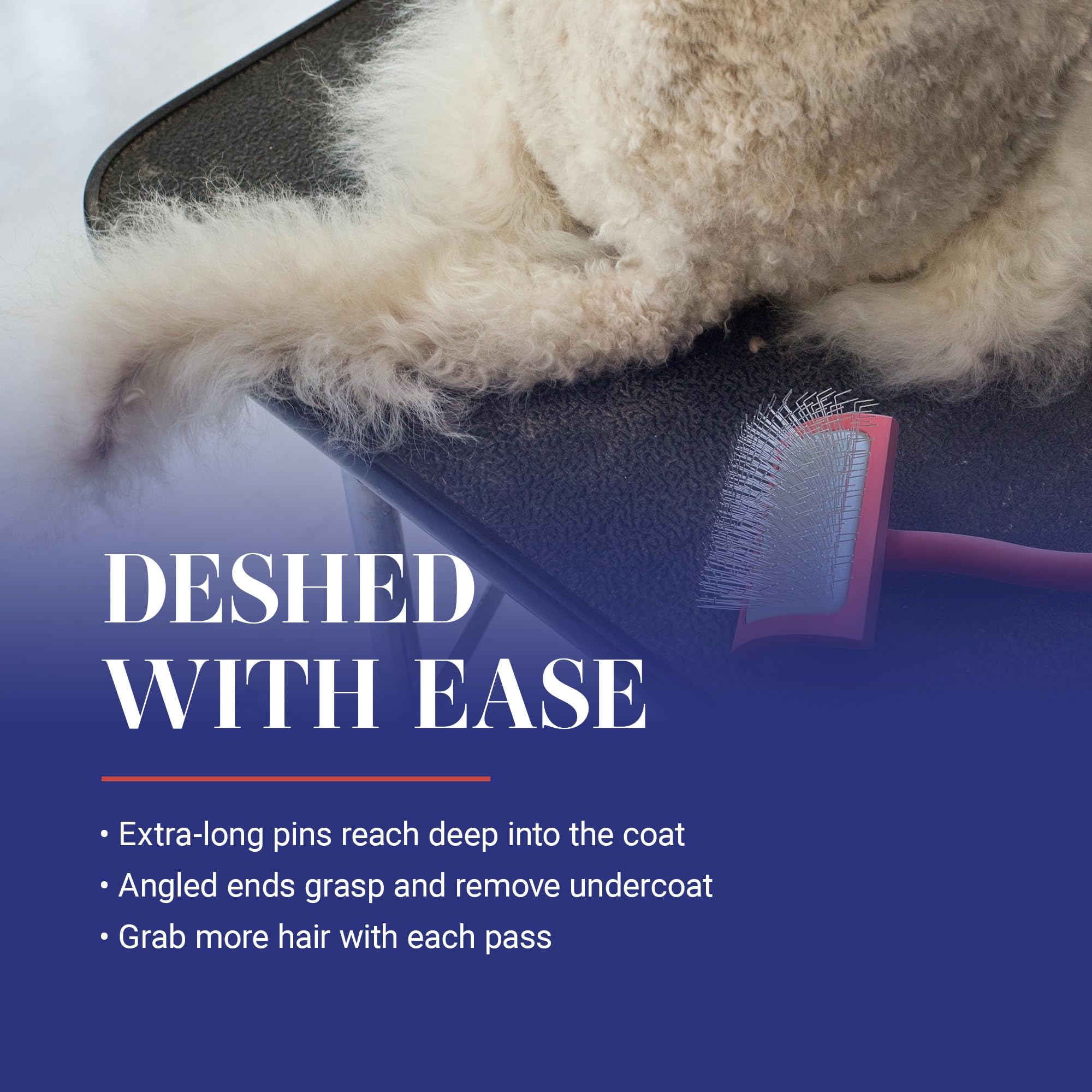 Chris Christensen Big G Slicker Brush German craftsmanship ensures durable, long-lasting performance.