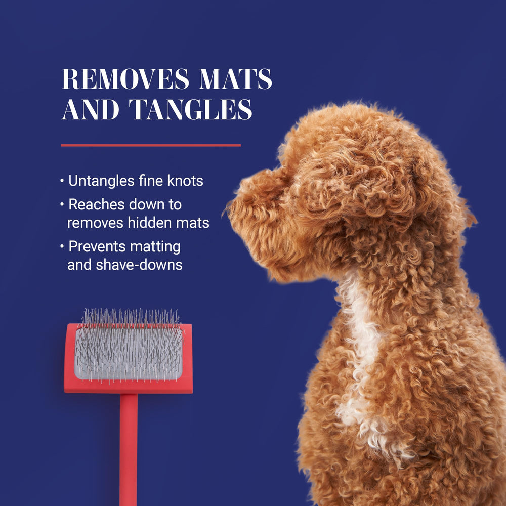 Chris Christensen Big G Slicker Brush premium tool trusted by professional groomers.