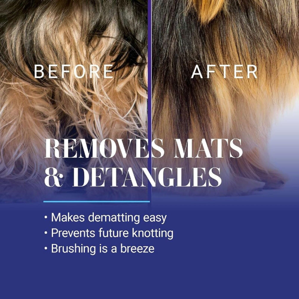Ice on Ice coat protection spray shields fur from dirt and moisture.