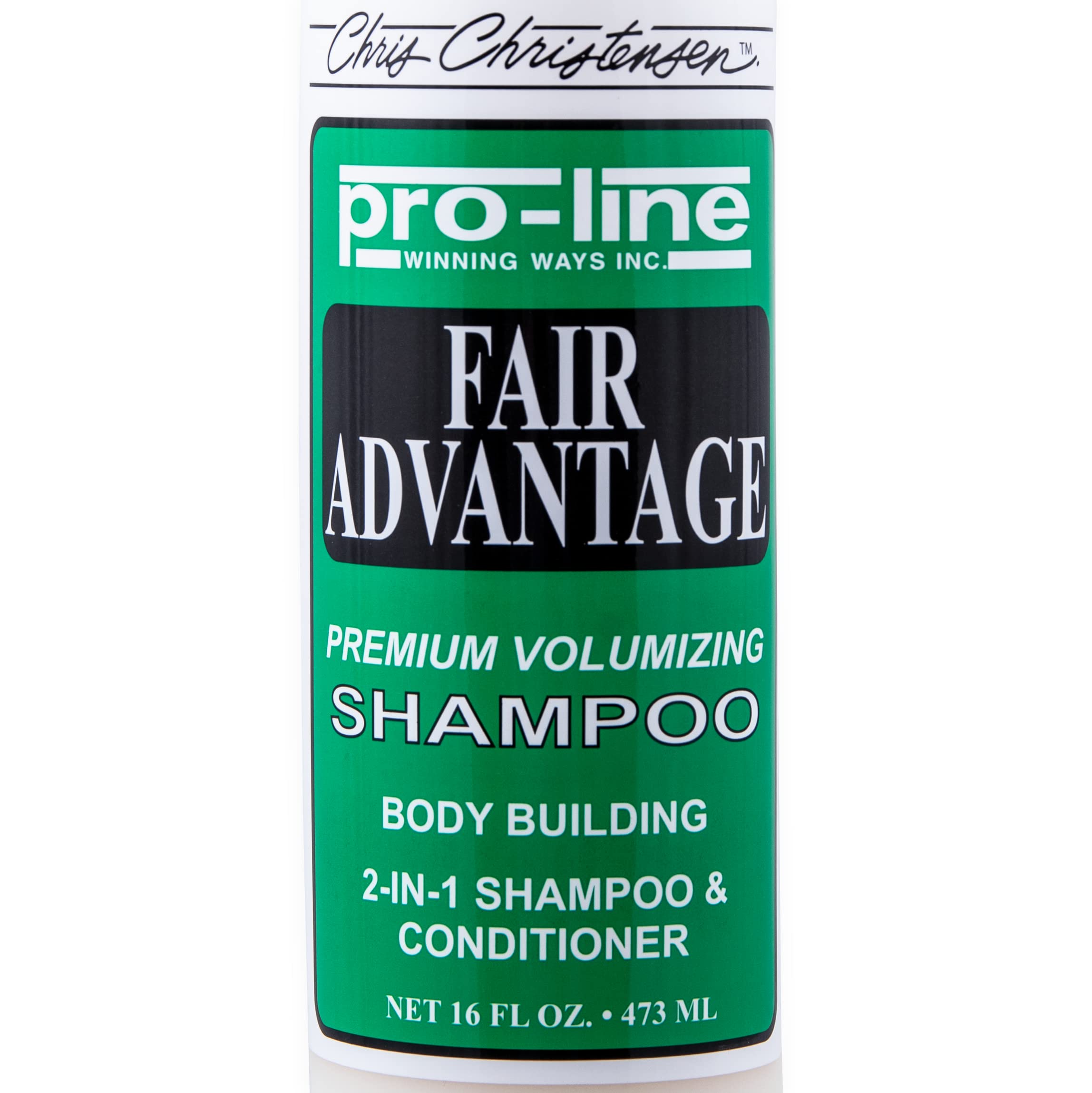 Chris Christensen Pro-line Fair Advantage lather closeup reveals creamy cleansing formula.