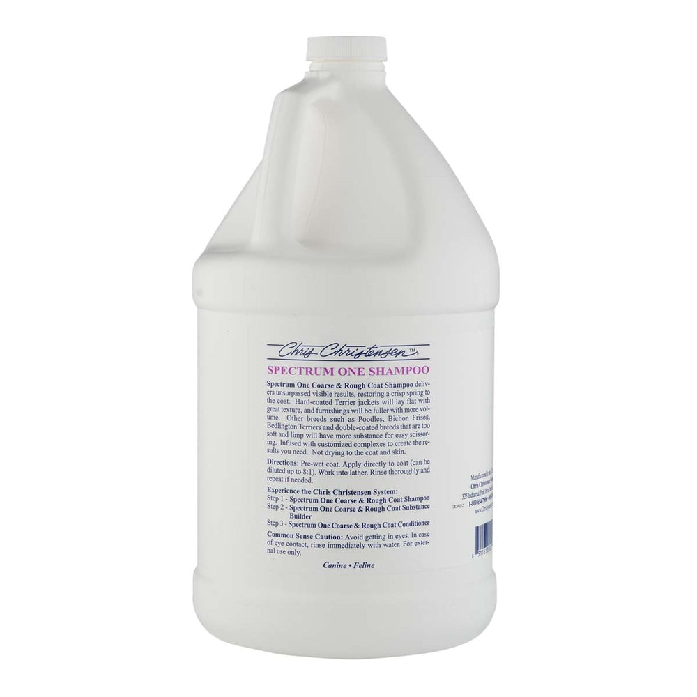 Chris Christensen Spectrum One shampoo lather reveals volume and texture