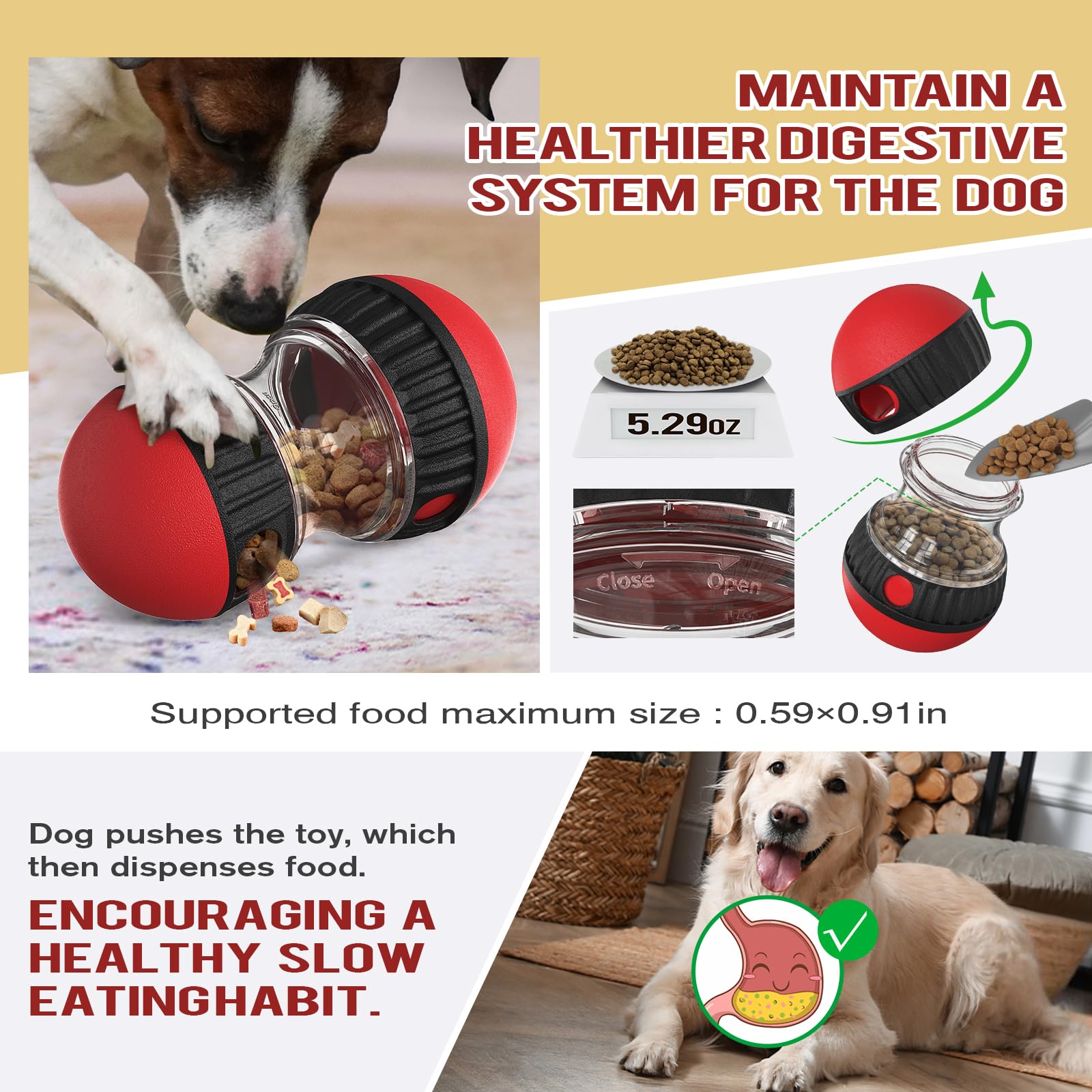 Chronanagese Materiales seguros ABS sin BPA, apto para mascotas