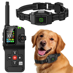 Chtoocy GPS fence front view highlights a sleek collar and receiver for safe outdoor play.