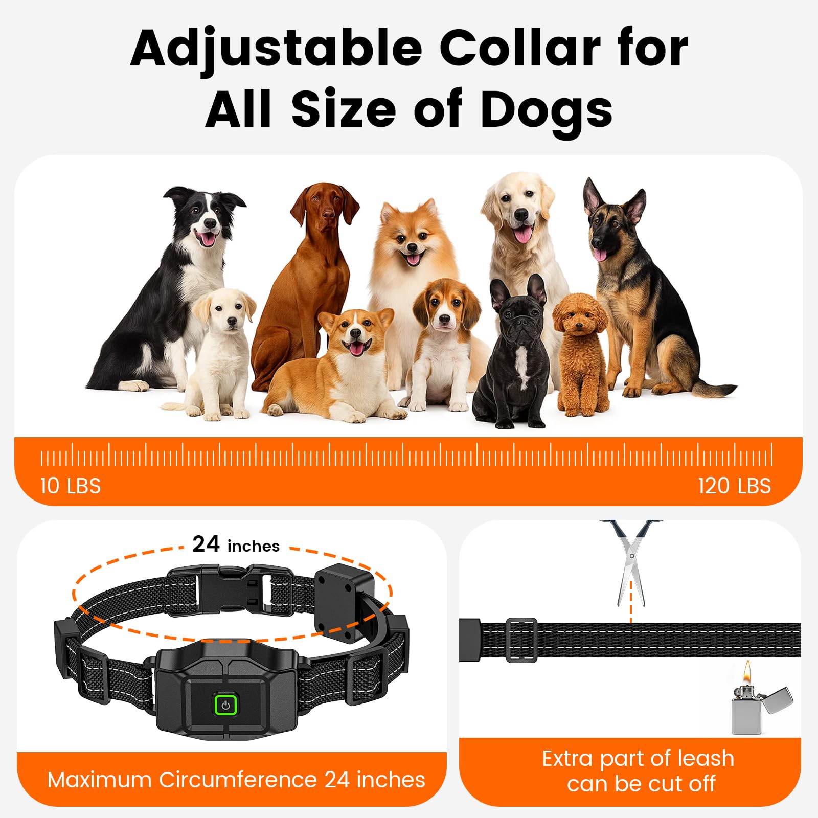 Chtoocy waterproof collar in rain and mud conditions for rugged outdoor use.