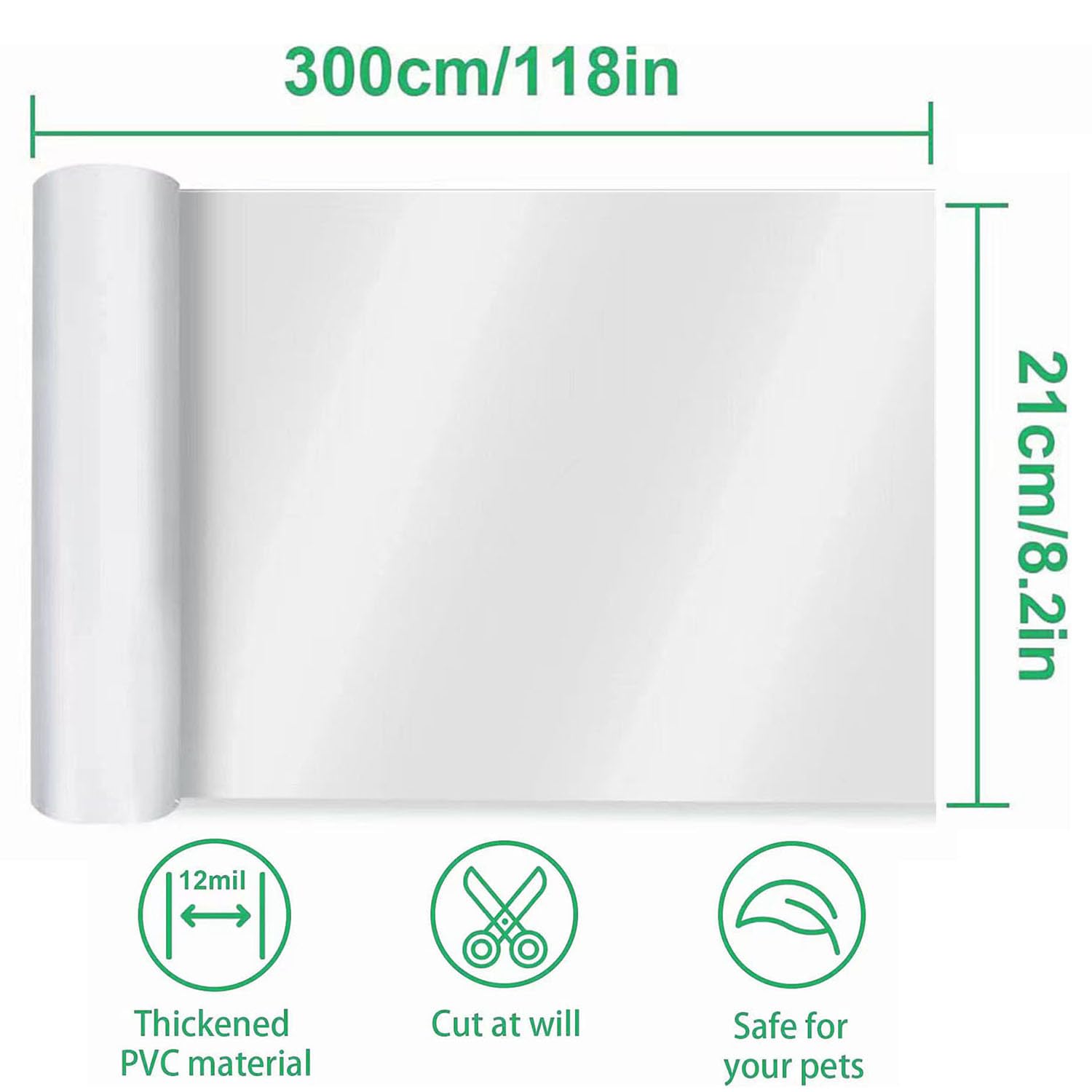 CHUANGSEED adhesive scratch tape clear is easy to install and protects frames.