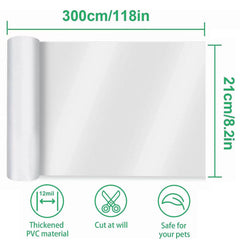 CHUANGSEED adhesive scratch tape clear is easy to install and protects frames.