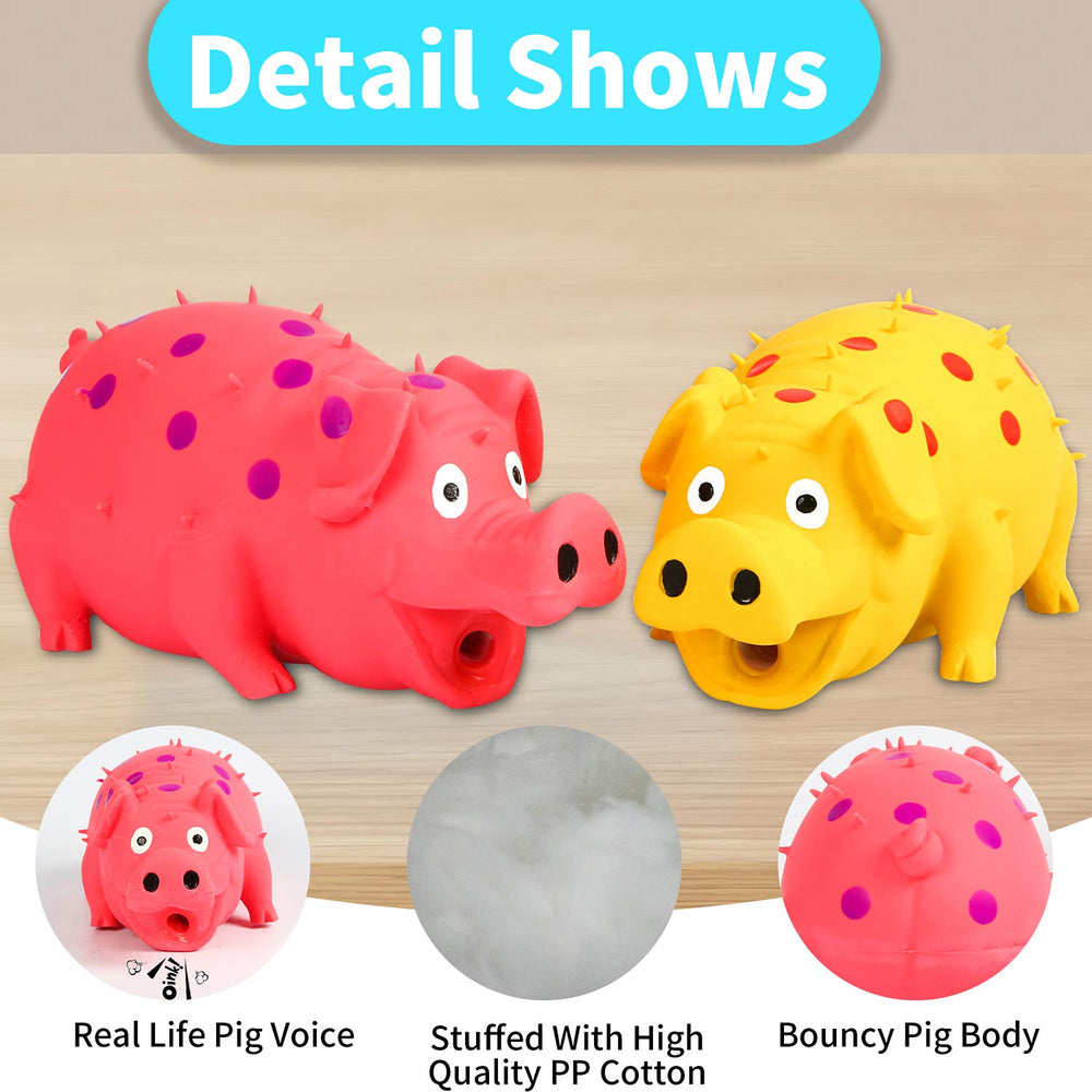 ChubbyPiggies two-pack set shown in action for fetch and training sessions