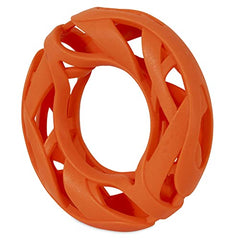 Chuckit! Air Fetch Wheel closeup shows flexible rubber for gentle mouth contact