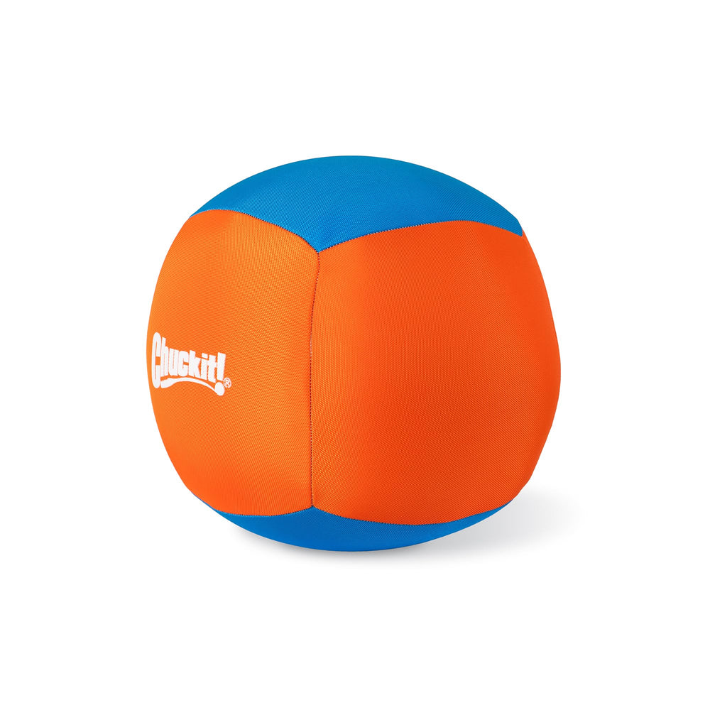 Chuckit! Big Air Ball in pack play encourages social interaction and teamwork.