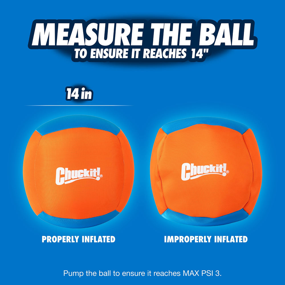 Chuckit! Big Air Ball supports solo or pack sessions for versatile play.