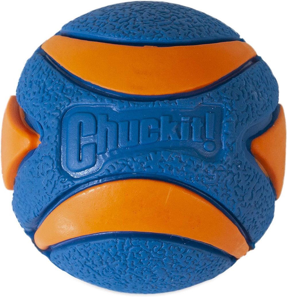 Chuckit! Small ball features durable, easy-clean rubber material.