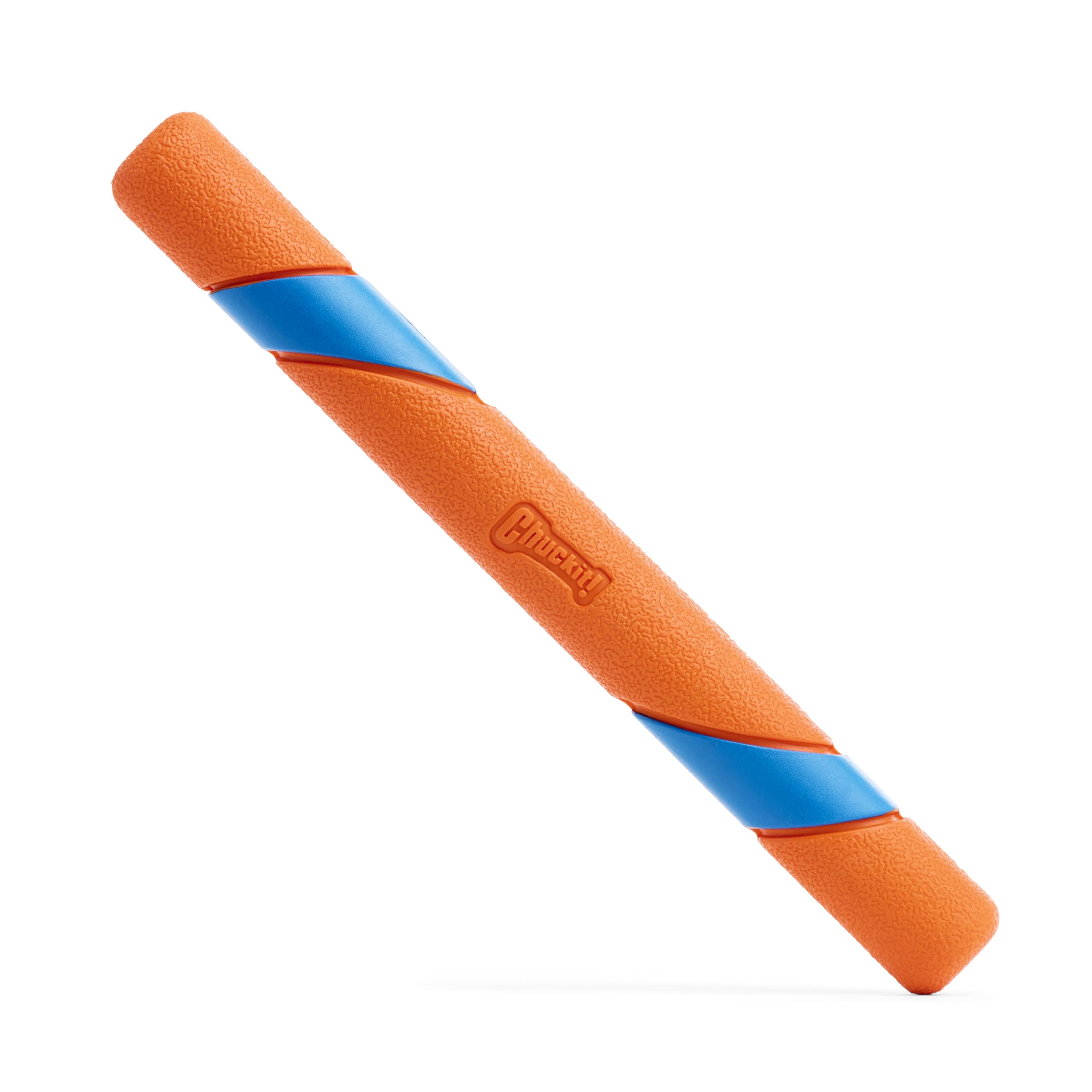Chuckit! Ultra Fetch Stick shown on grass during an outdoor fetch session.