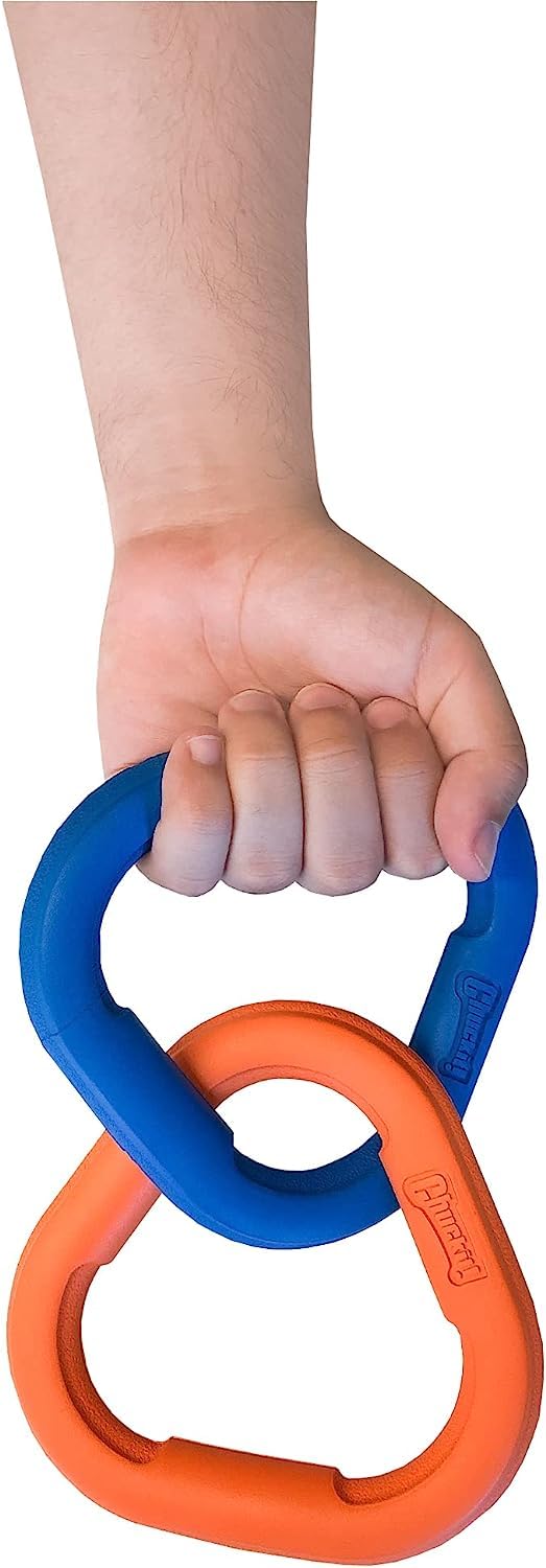 ChuckIt Ultra Links, juego interior y exterior, mantiene al perro entretenido.