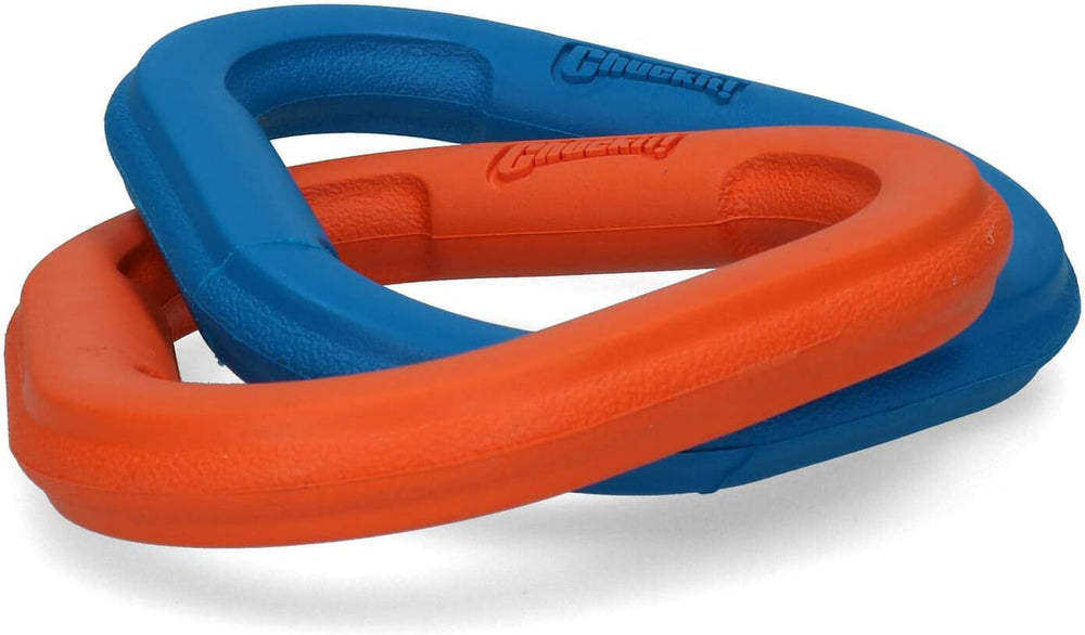 ChuckIt Ultra Links, caucho natural suave, cómodo en la boca del perro.