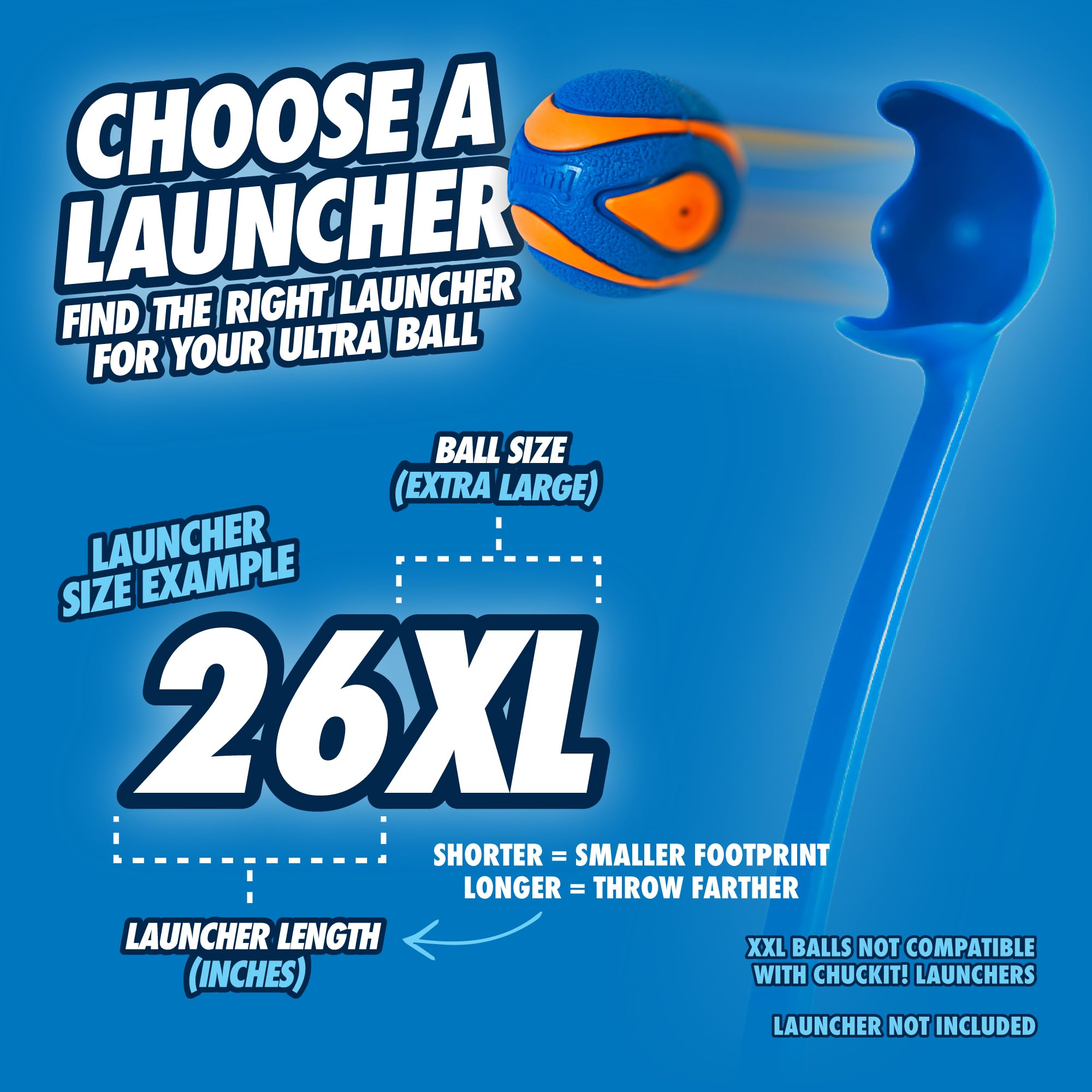 Chuckit Ultra Squeaker Ball XL played with by a large dog over 100 pounds