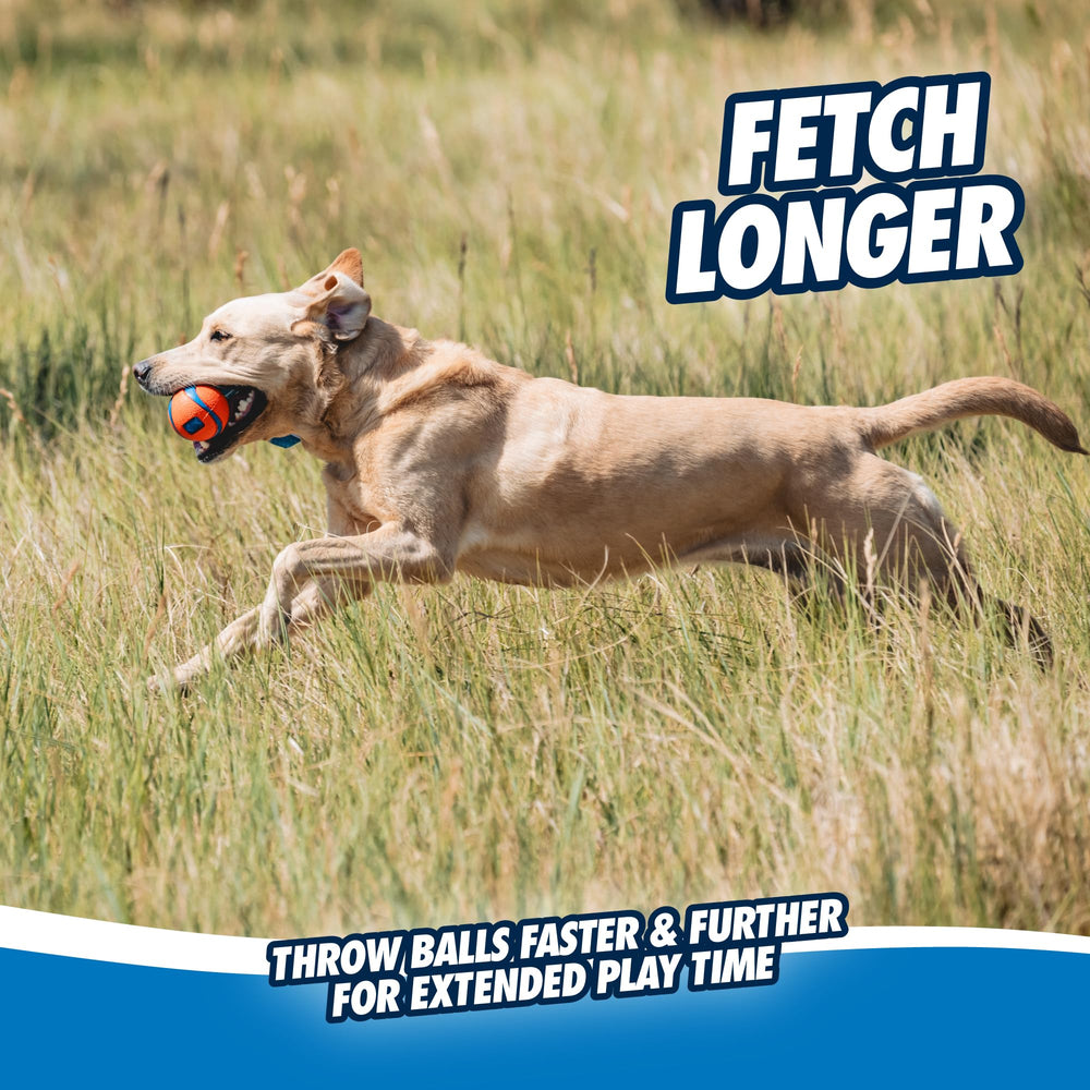 Chuckit Ultra Tug compatible with M-launchers for extended play
