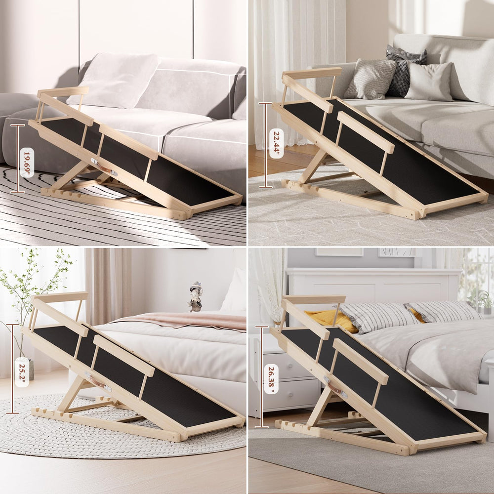 Chuiendi dog ramp arrives ready to use with no assembly required