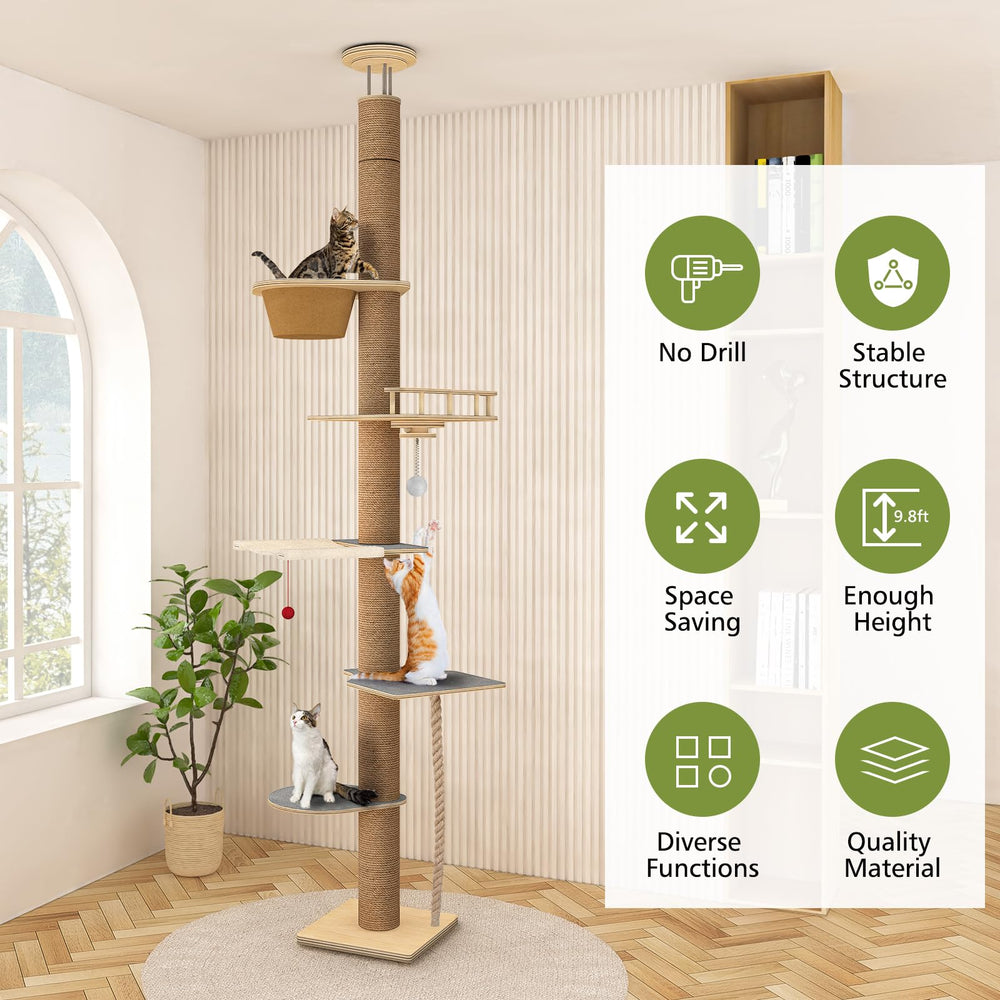 Chuiendi solid wood construction with anti-skid features for safety.