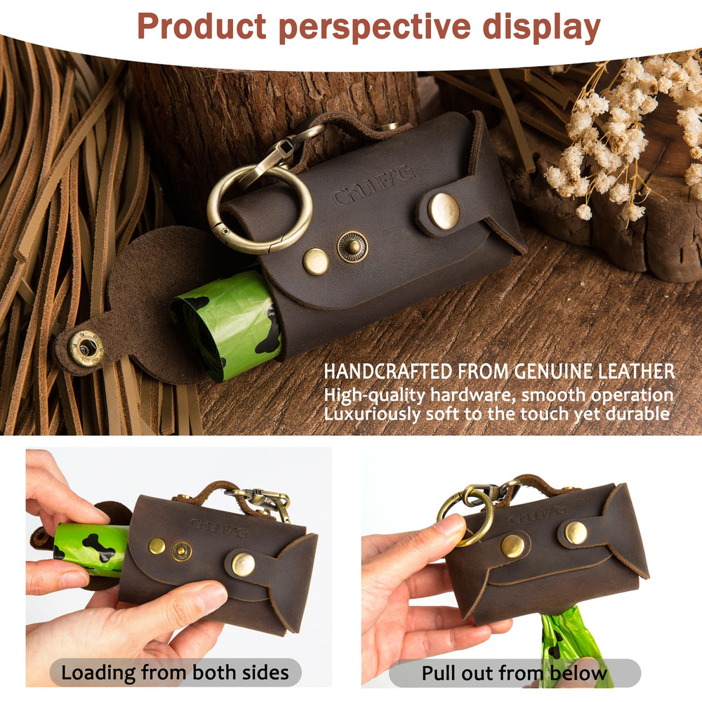 CHULEAG crazy-horse leather texture detail enhances premium feel