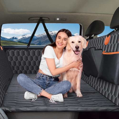 Chumajor back-seat extender creates a spacious, secure dog bed for safe, comfortable rides.