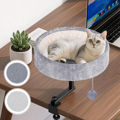 Chumajor Cat Desk Bed 360° rotation for close companionship during work sessions