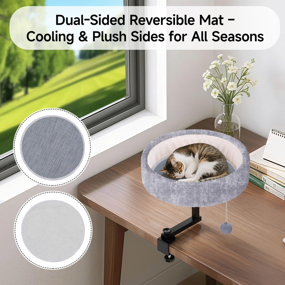 Chumajor Cat Desk Bed dual-sided reversible mat for versatility