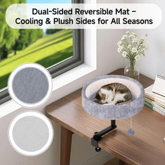 Chumajor Cat Desk Bed dual-sided reversible mat for versatility