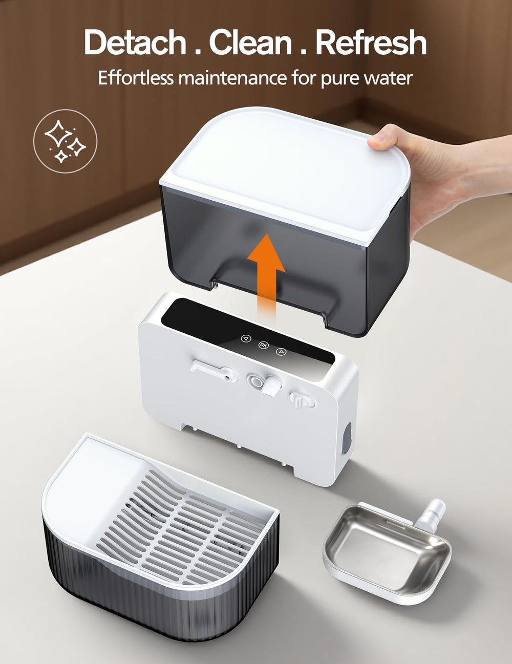 Chumajor custom scheduling supports pets' routine with timely hydration reminders.