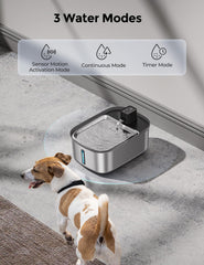 Chumajor water fountain large-dog-basin with 9-inch bowl supports easy, comfortable drinking.