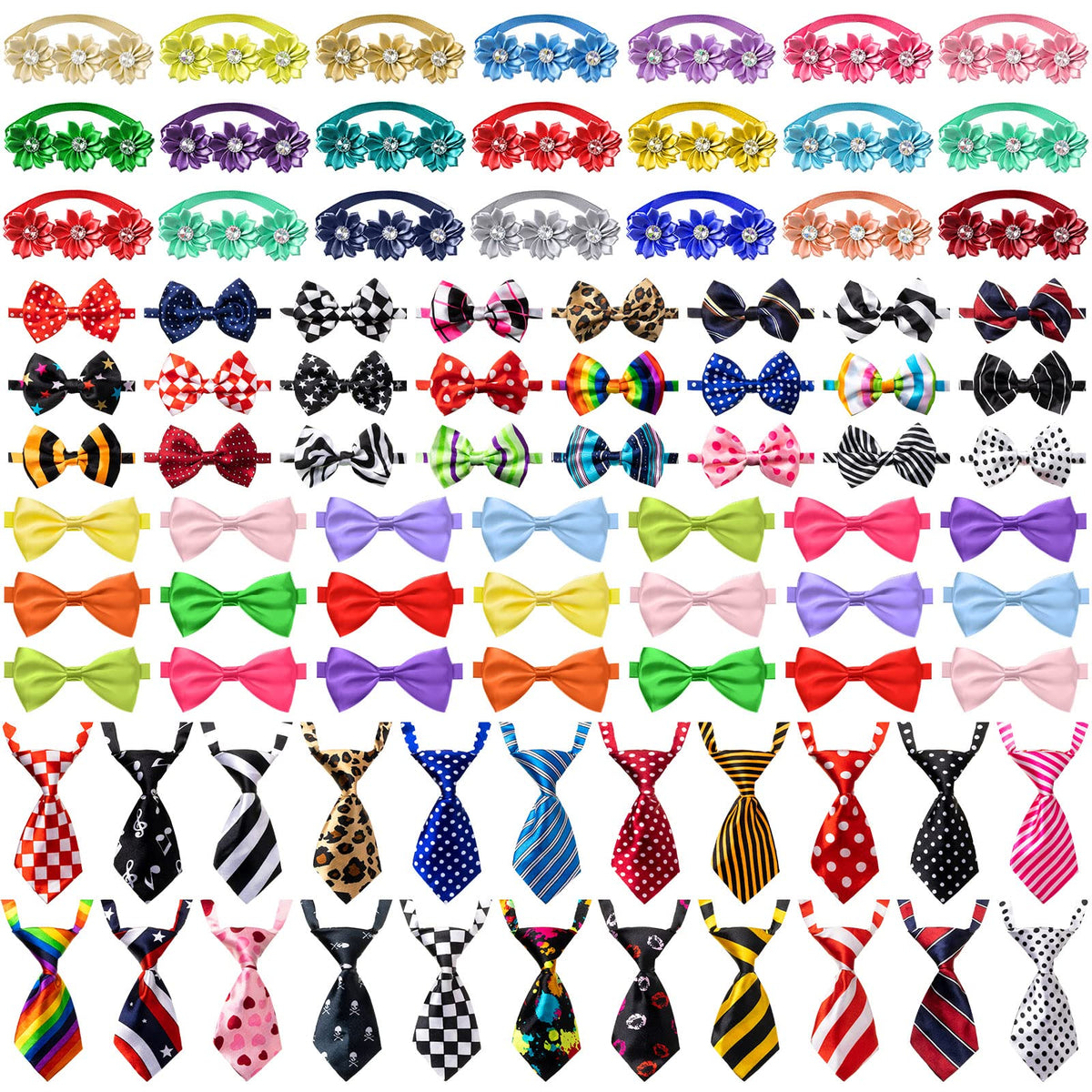 Chumia dog ties set packaging shows abundance for quick outfit changes.
