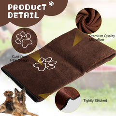 Chumia absorbent microfiber closeup shows ultra-soft surface for pets.