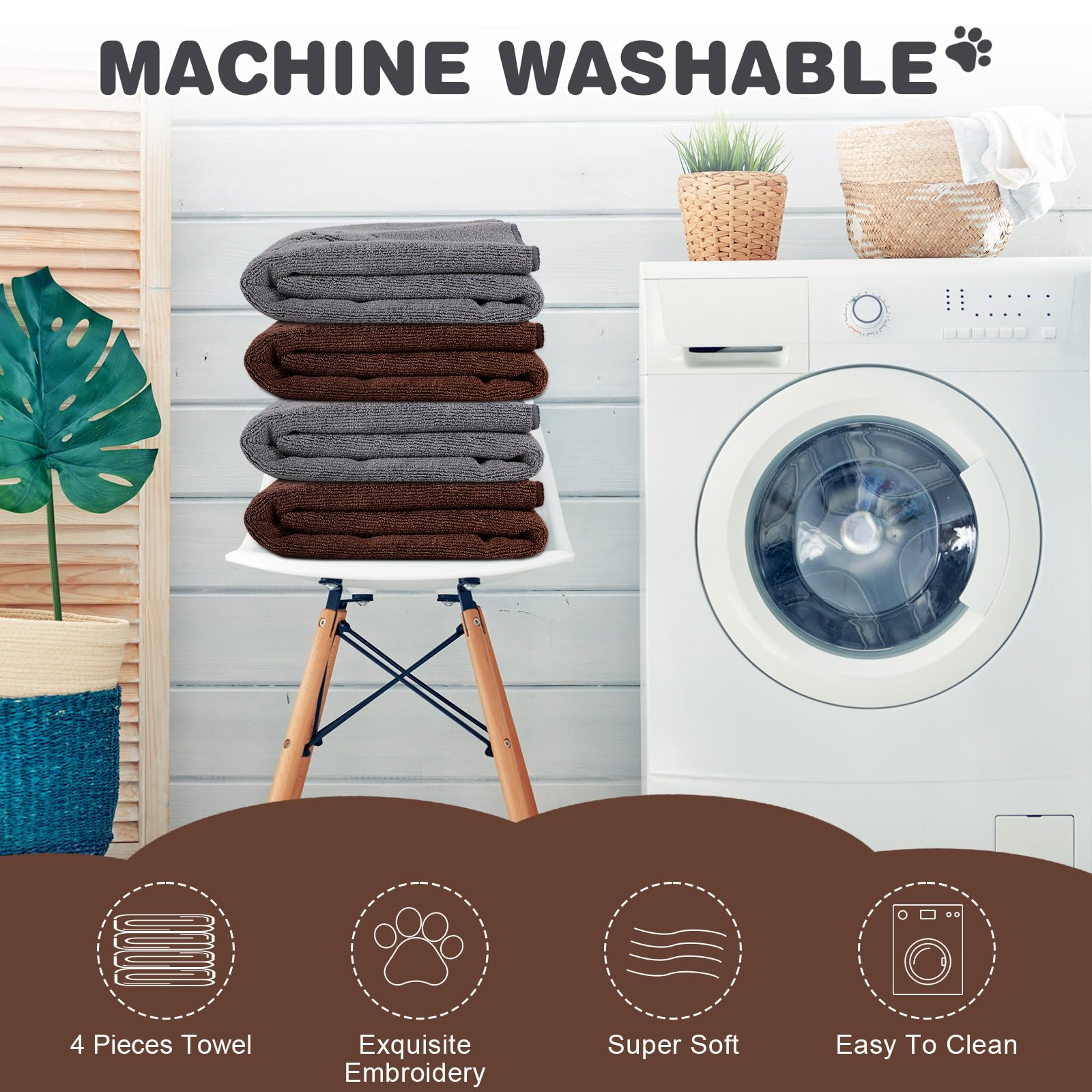 Chumia bath-time use image emphasizes quick-drying comfort after bathing.