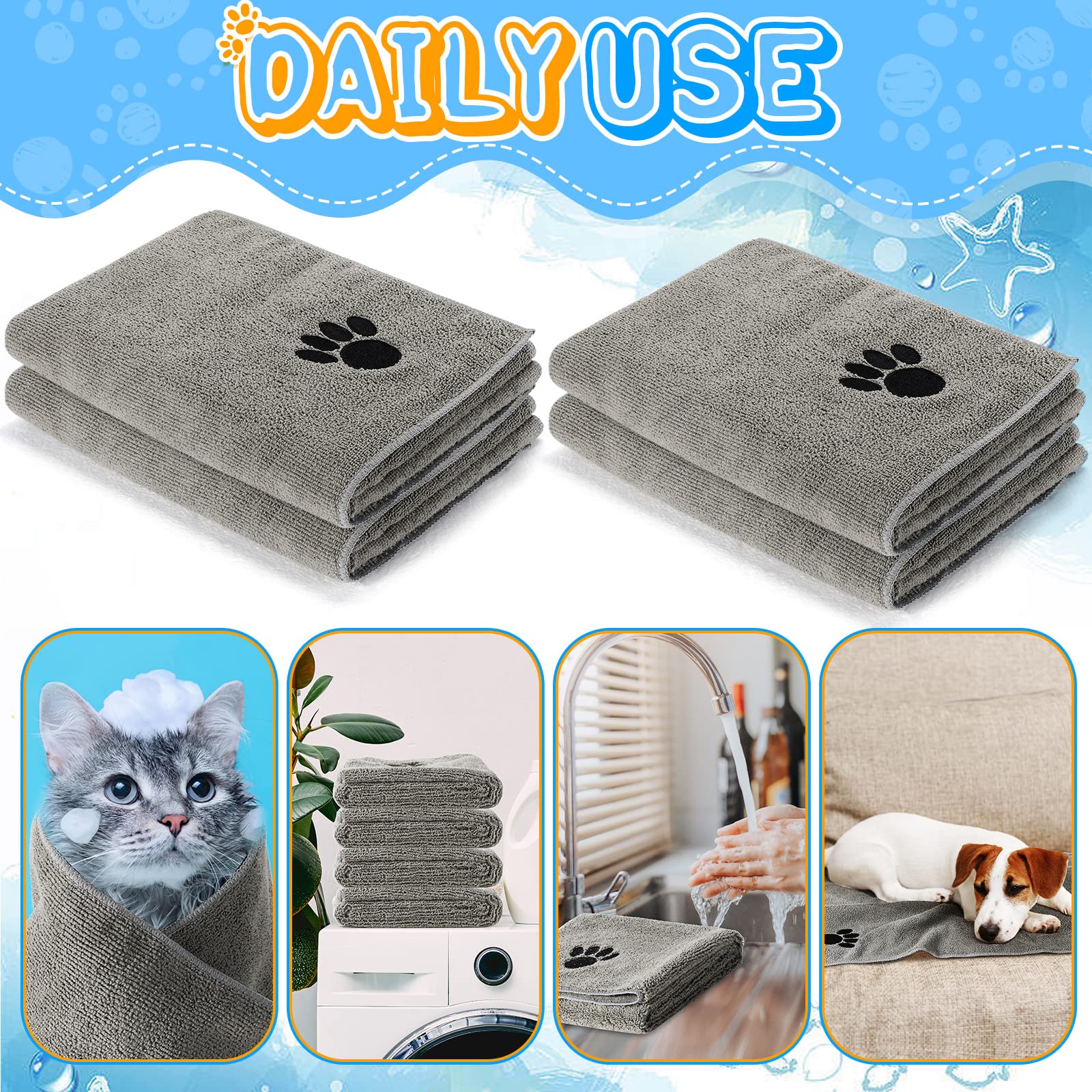 Chumia dog towels for cat use also handle kittens and other small pets