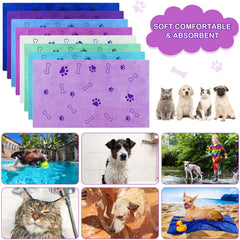 Chumia soft-touch pet drying towel wrap provides gentle comfort and protects surfaces.