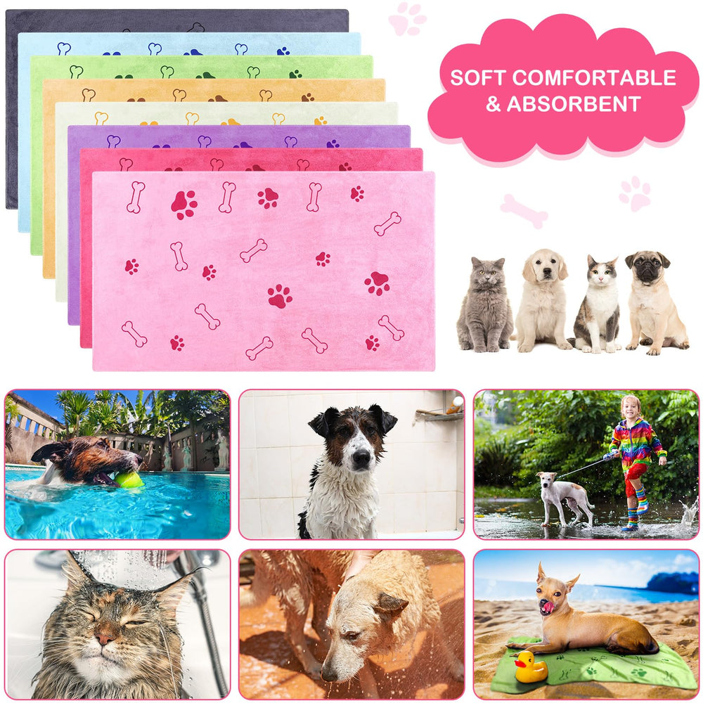 Chumia washable reusable pet towels are odorless and durable